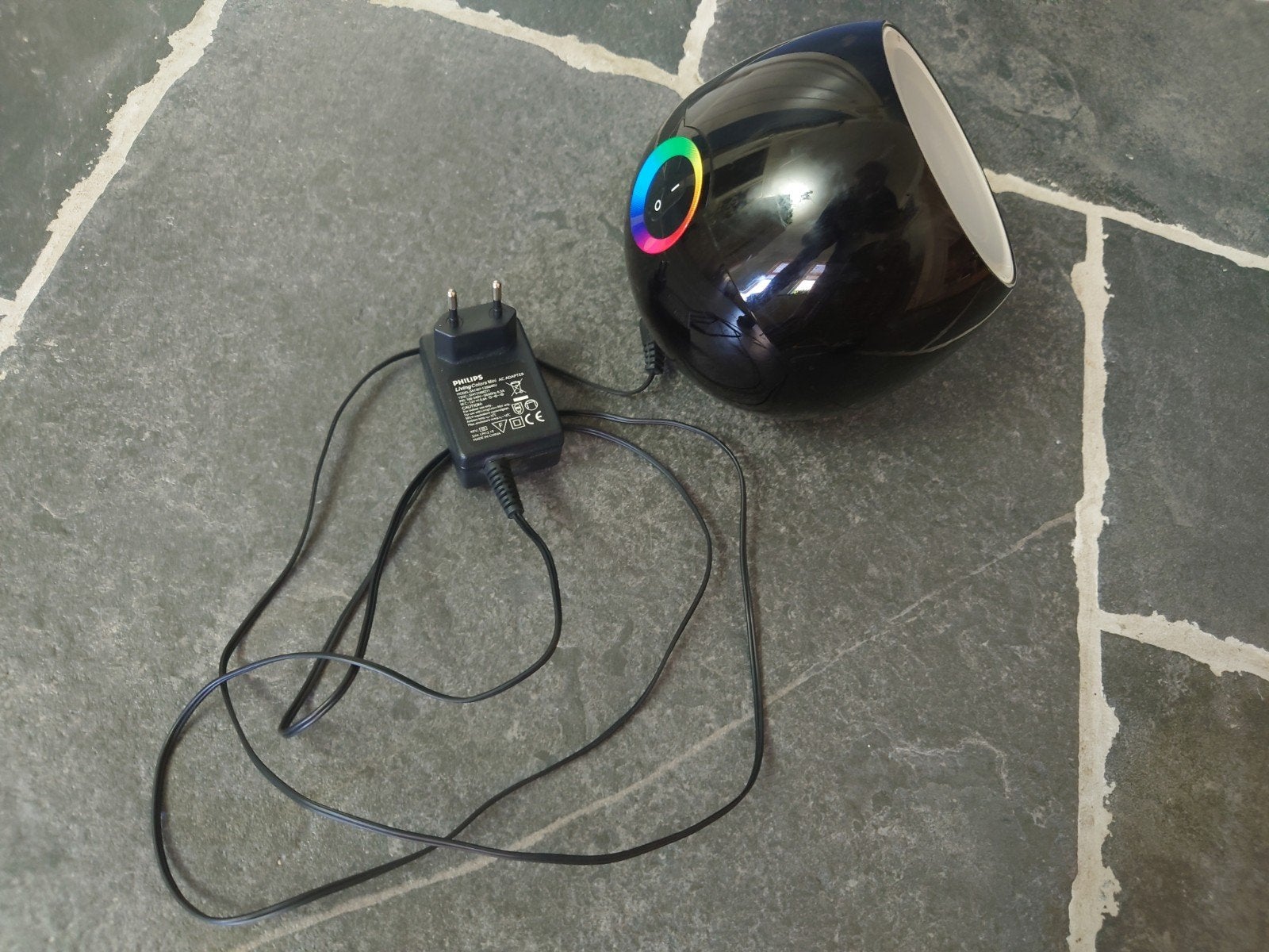 Philips Living colors - Black edition, 12V, 6W, nette staat!, Kunststof, Living Colors / Landelijk, Ophalen of Verzenden, Zo goed als nieuw