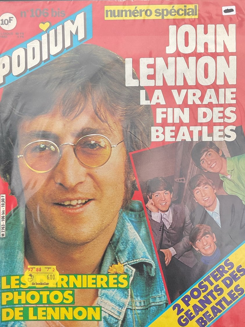 Podium Magazine: John Lennon & The Beatles Special, Verzenden, Zo goed als nieuw, Muziek, Film of Tv