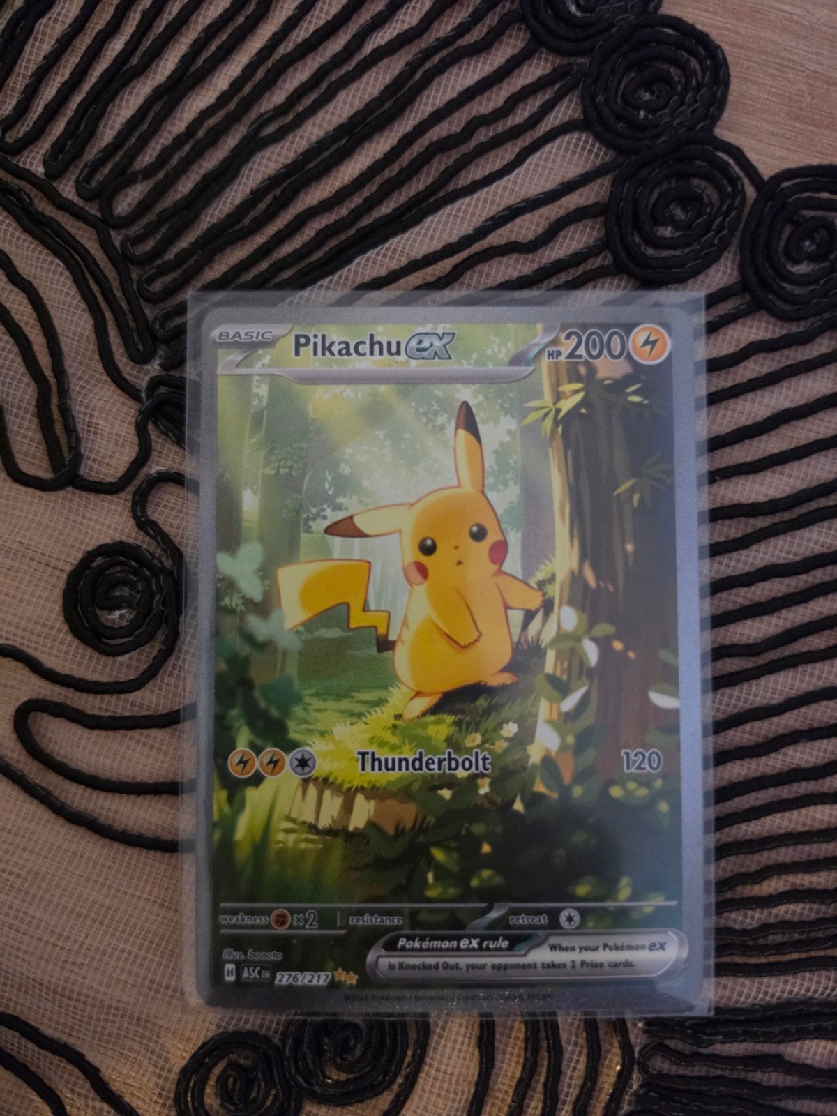 Pikachu EX 270/237 Full Art Pokémon Kaart, Ophalen of Verzenden, Zo goed als nieuw, Losse kaart