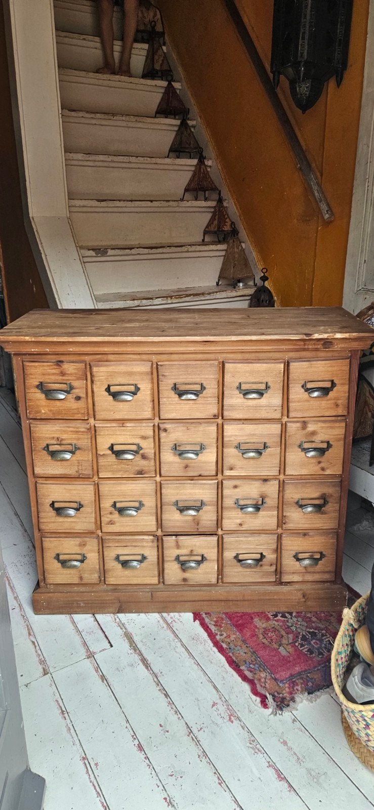 apothekerskast tekoop, Gebruikt, 5 laden of meer, Minder dan 100 cm, 25 tot 50 cm