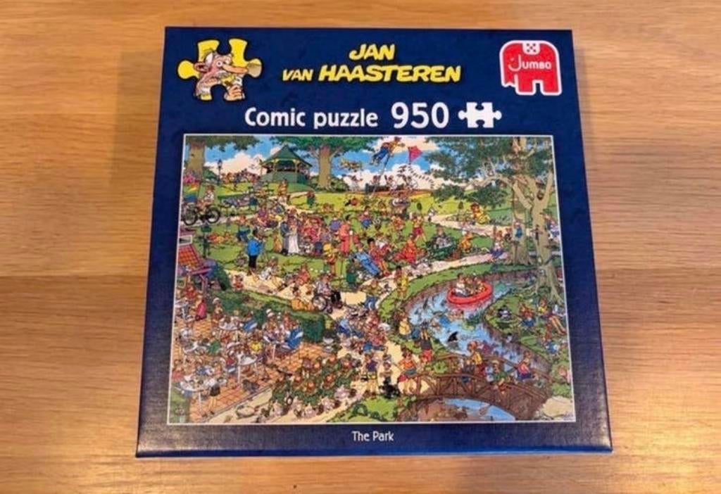 Jan van Haasteren Comic Puzzel 950 stukjes - The Park, Ophalen of Verzenden, 500 t/m 1500 stukjes, Zo goed als nieuw, Legpuzzel