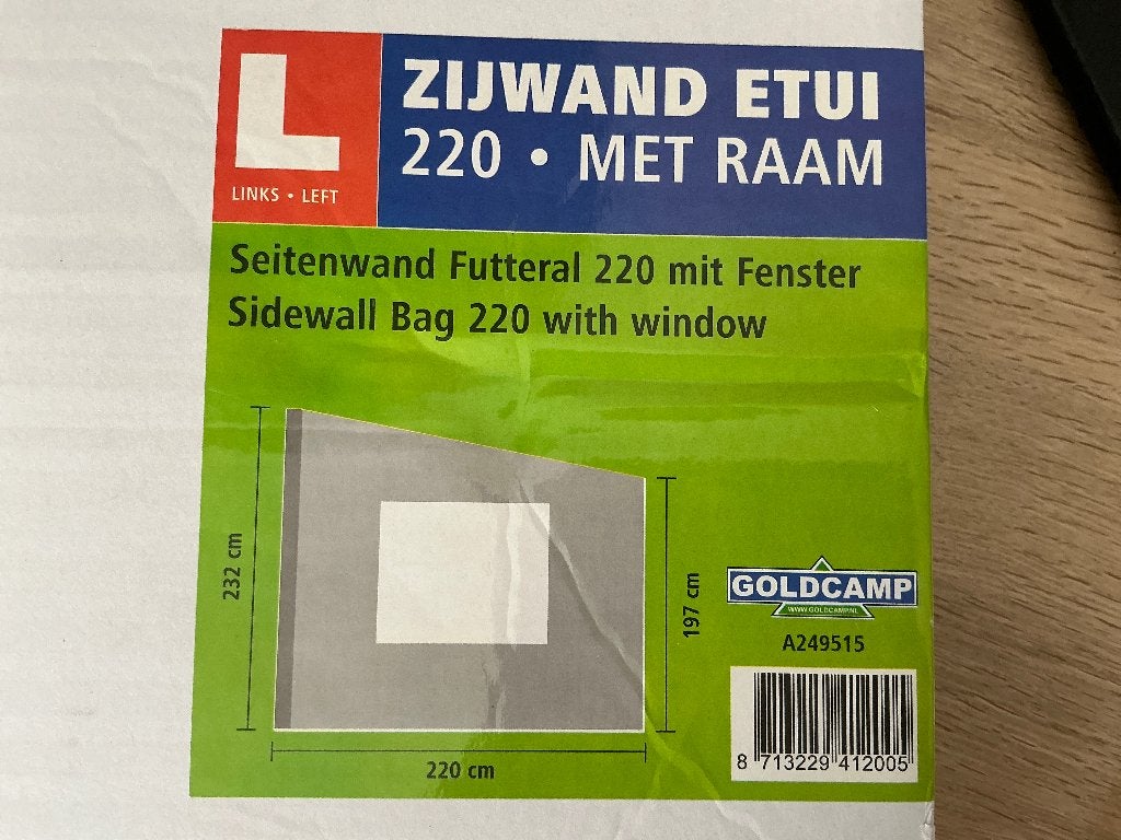 Camping, Ophalen, Nieuw