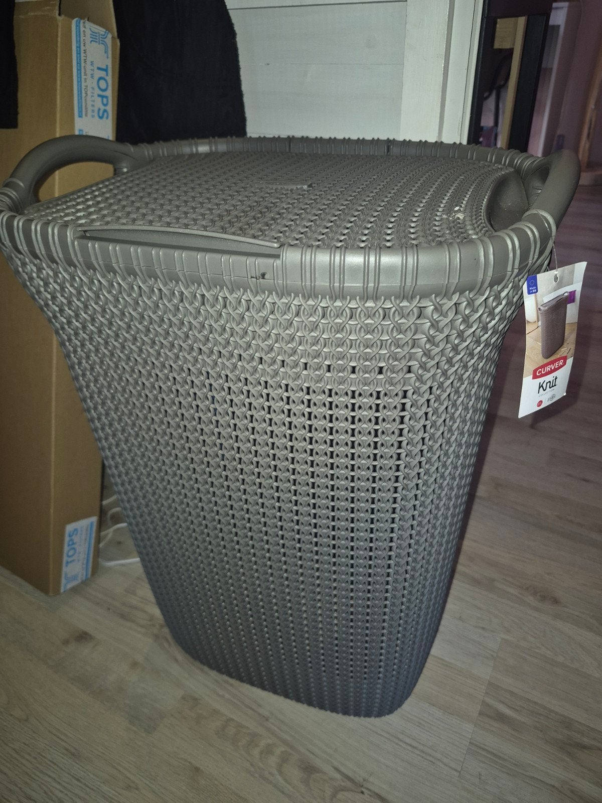 Nieuwe Curver Knit wasmand - Grijs, Ophalen of Verzenden, Nieuw