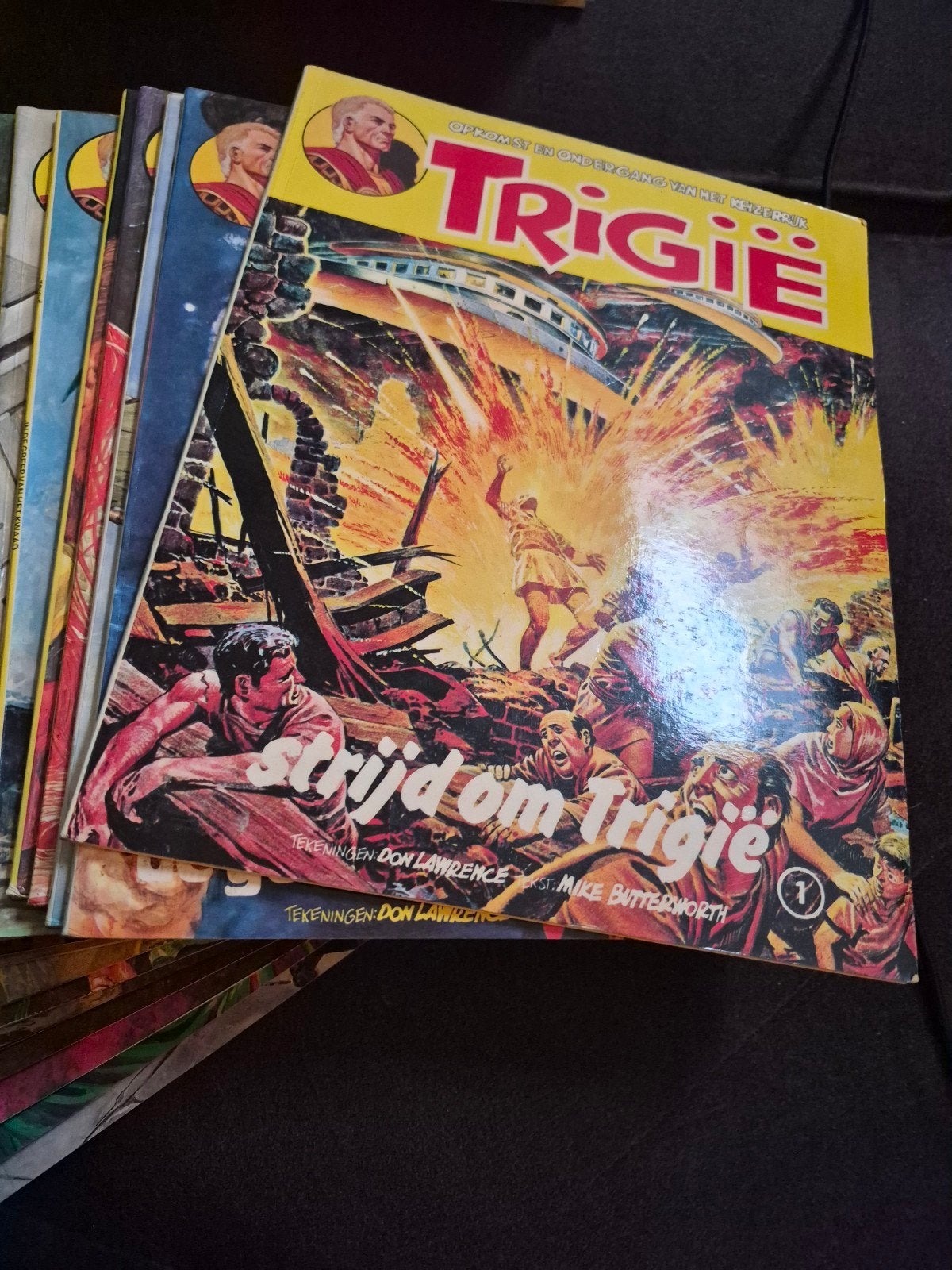 21 delen Trigie, Oberon nrs 1 t/m 21 - Zeer mooie staat, Boeken, Stripboeken, Complete serie of reeks, Ophalen of Verzenden, Zo goed als nieuw