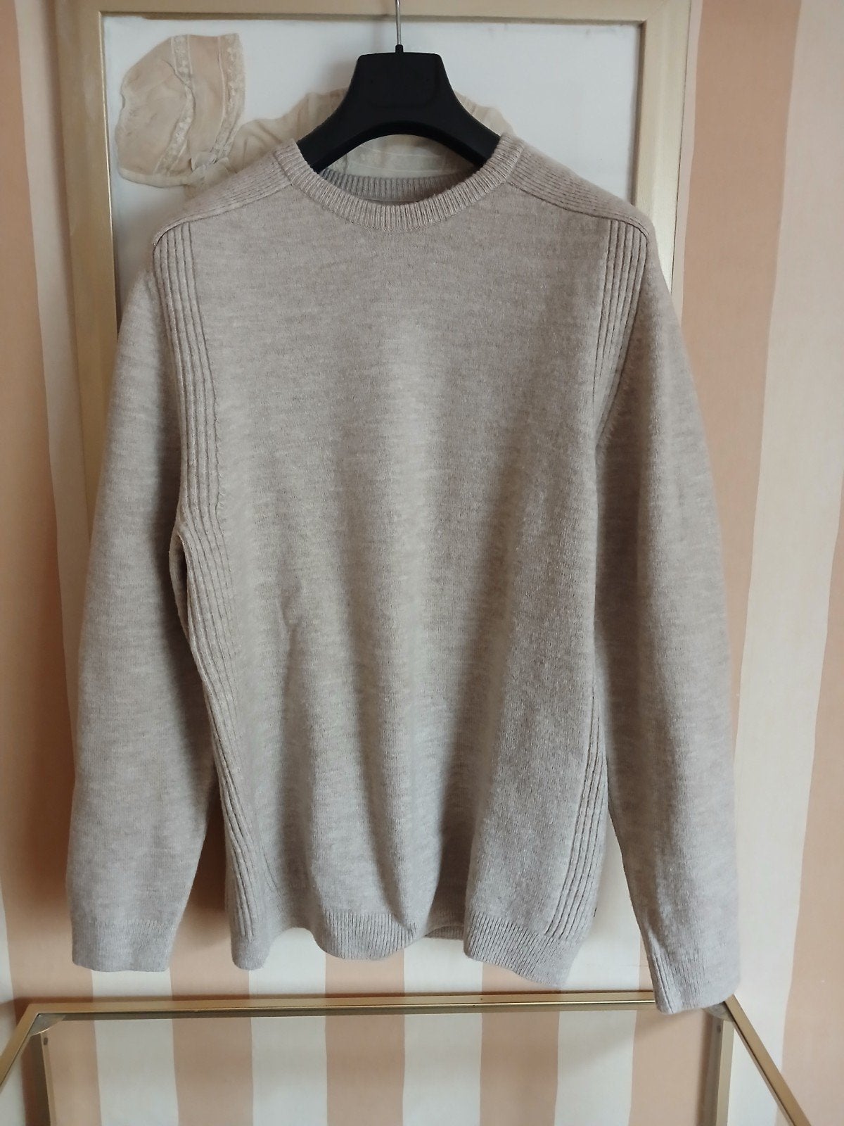 Cavallaro Napoli wollen trui XXL - Zo goed als nieuw, Beige, Overige maten, Ophalen of Verzenden, Zo goed als nieuw