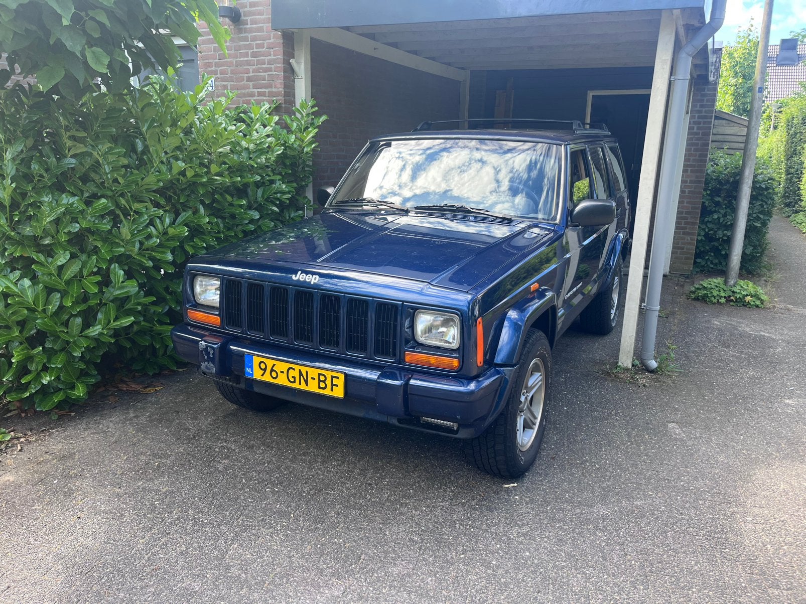 Jeep Cherokee 4.0 I AUT 2001 Blauw, Auto's, Jeep, Particulier, Cherokee, 4x4, ABS, Airbags, Airconditioning, Apple Carplay, Bluetooth