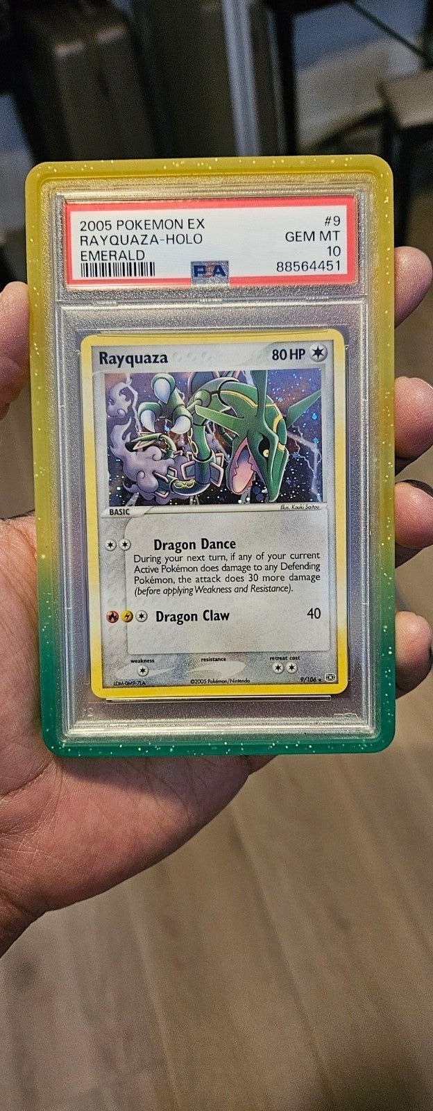 2005 Rayquaza Emerald Holo Psa 10 Low Pop, Ophalen, Nieuw
