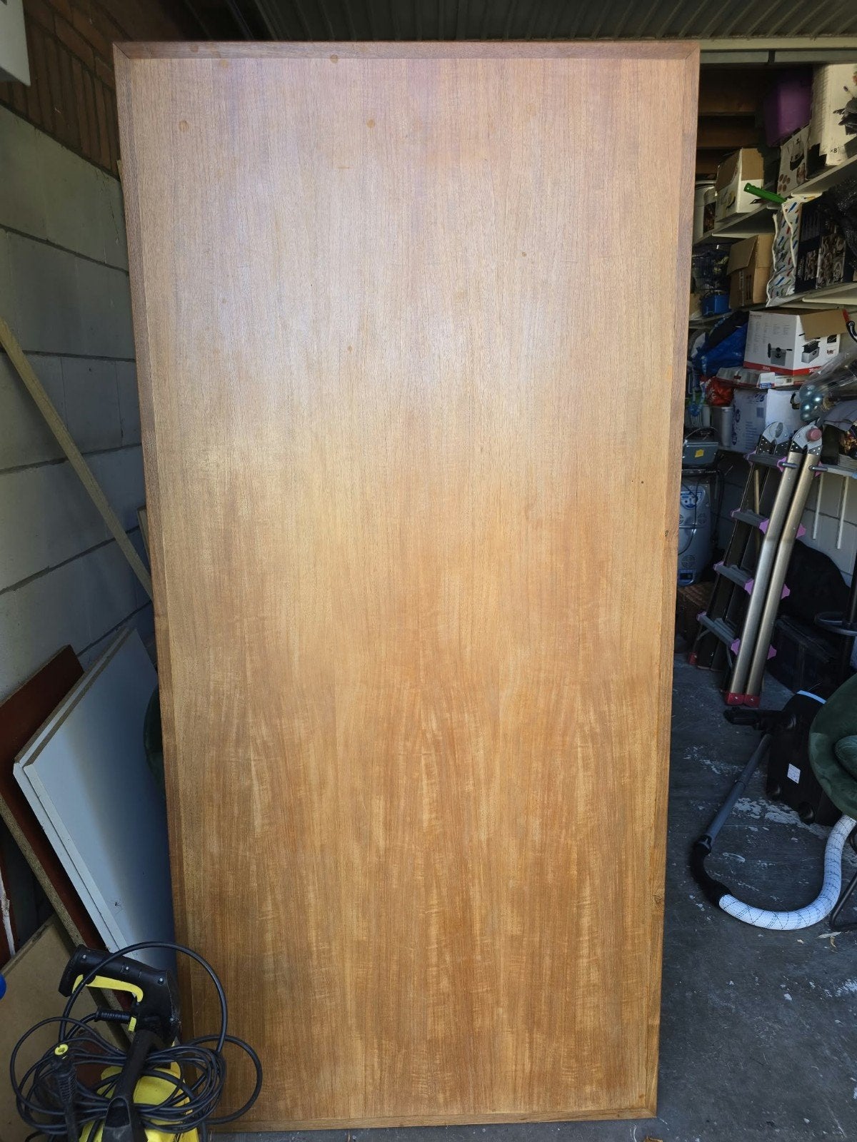 teakenhouten tafel, Gebruikt, Robuust, Functioneel, Teakhout, 200 cm of meer