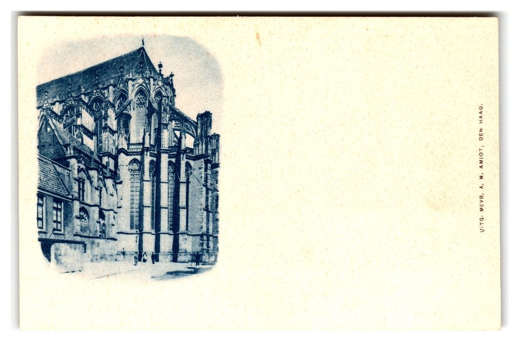 Utrecht, Vignetkaart Dom, Verzenden, Voor 1920, Ongelopen, Utrecht