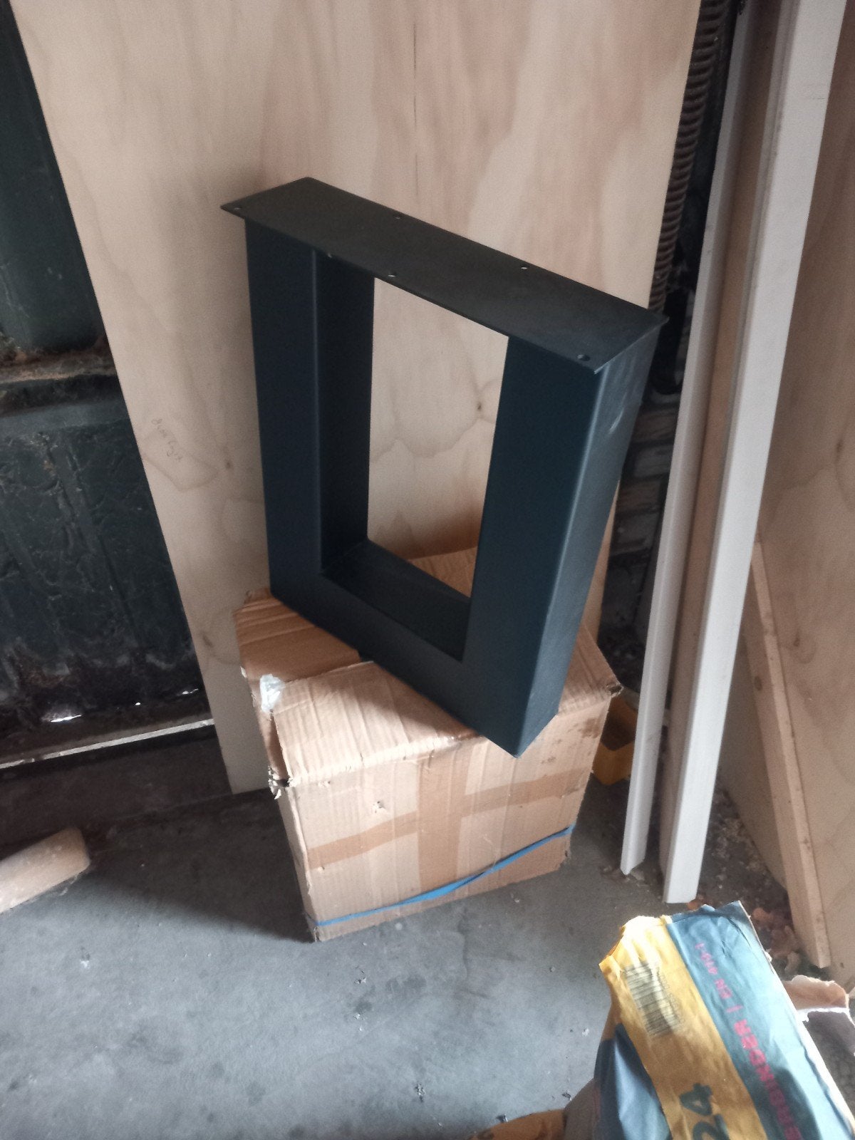 set stalen poten H44,5 xB 34,5 cm dikte koker 8x8 cm, Ophalen of Verzenden, Nieuw