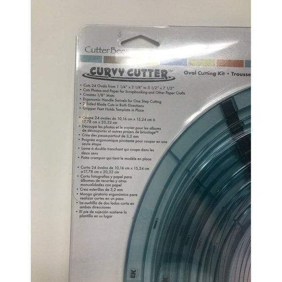 Curvy cutter ovaal, 2 mallen,1 snijmes, reserve mesje, NIEUW, Hobby en Vrije tijd, Knutselen, Ophalen of Verzenden, Nieuw, Knutselwerk