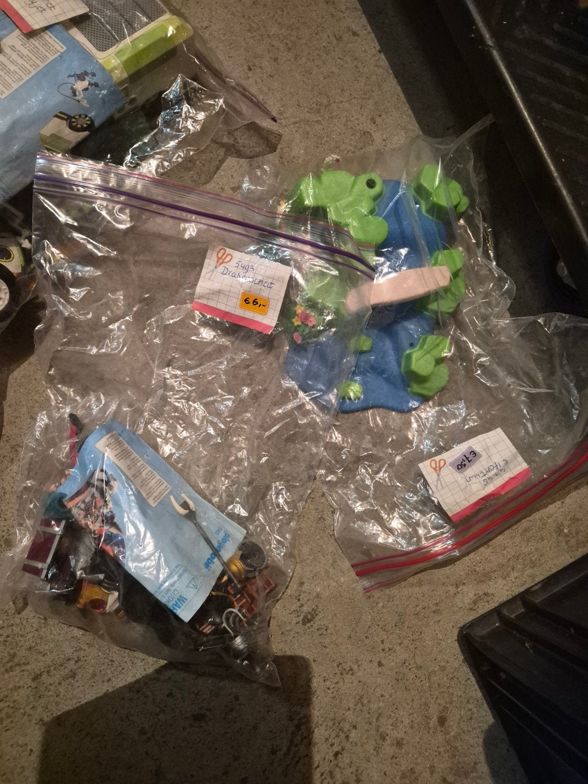 Grote doos vol Playmobil sets: Politie, Ark, Boot, Camper, Ophalen of Verzenden, Gebruikt, Jongen of Meisje