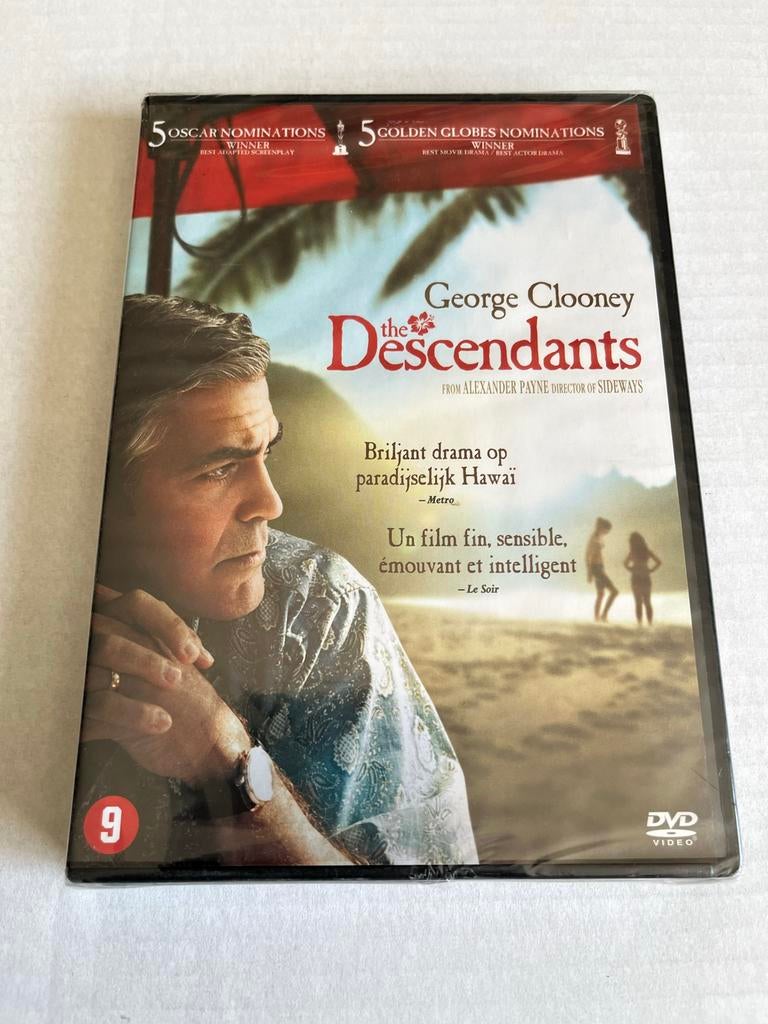 DVD The Descendants met George Clooney -Sealed, Vanaf 9 jaar, Ophalen of Verzenden, Nieuw in verpakking, Drama