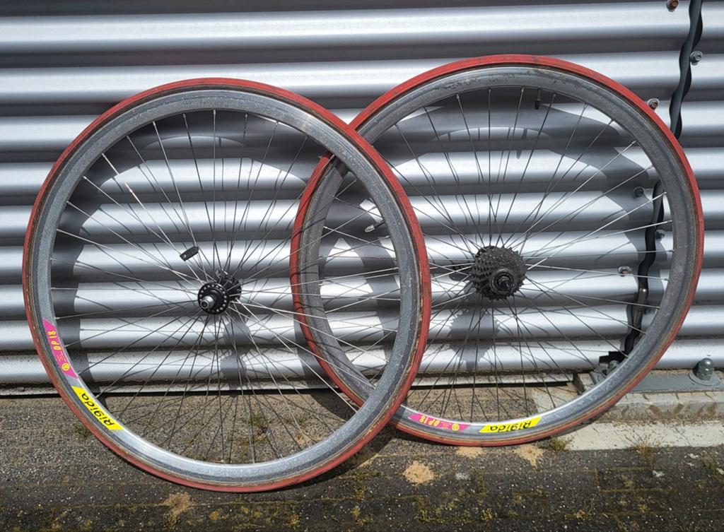 Wielset Rigida DP 18 Campagnolo/Shimano, Fietsen en Brommers, Fietsonderdelen, Wiel, Rigida, Ophalen of Verzenden, Aluminium