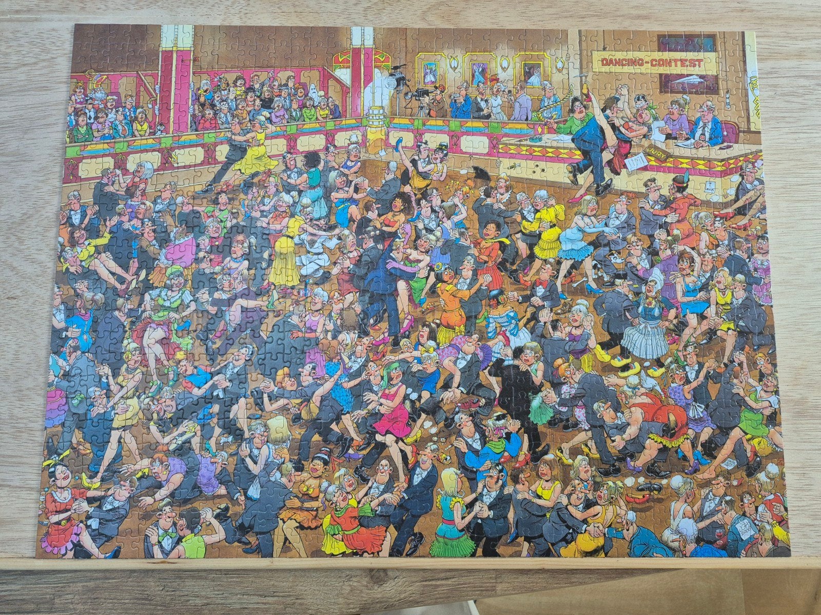 Jan van Haasteren Ballroom Dancing, Hobby en Vrije tijd, Ophalen, 500 t/m 1500 stukjes, Zo goed als nieuw, Legpuzzel