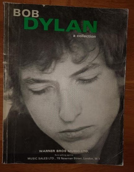 piano, vocal, guitar: Bob Dylan-- A Collection (uit 1966), Gebruikt, Overige genres, Gitaar, Ophalen of Verzenden