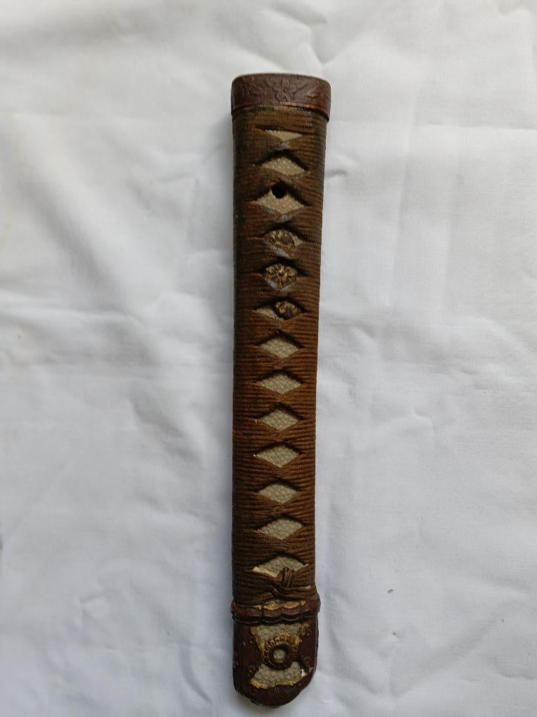 Authentieke Japanse WW2 shin gunto Type 98 tsuka , zwaard., Verzamelen, Verzenden, Landmacht, Azië, Zwaard of Sabel
