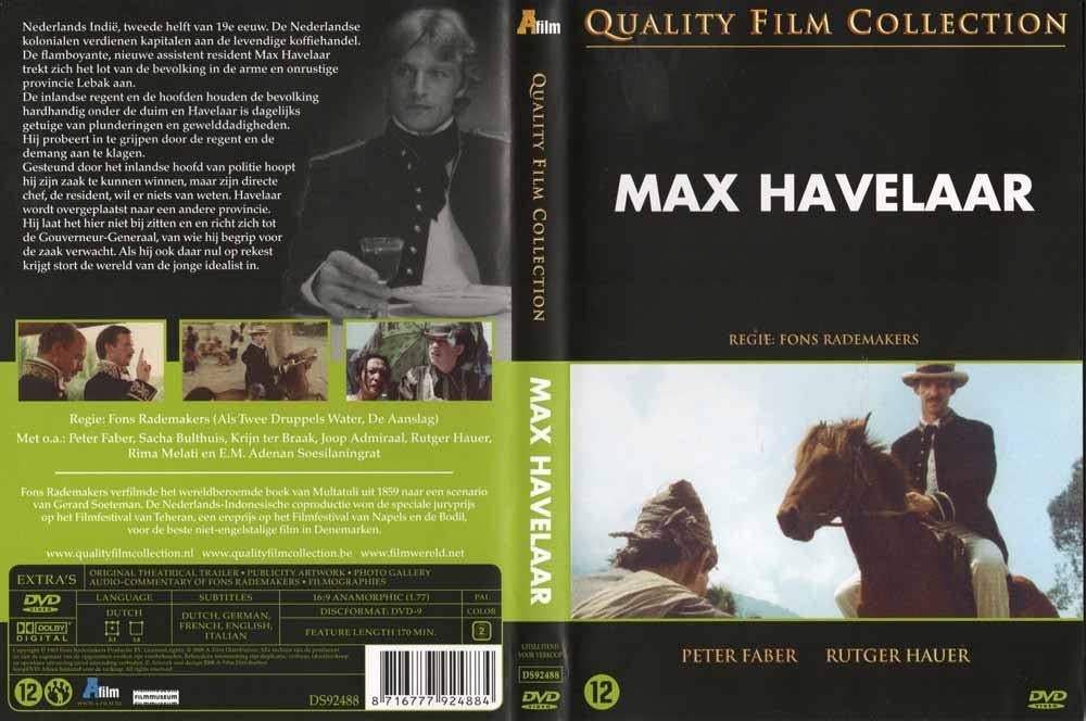 Max Havelaar DVD met Peter Faber, Rutger Hauer, Cd's en Dvd's, Dvd's | Klassiekers, Zo goed als nieuw, Alle leeftijden, Ophalen of Verzenden