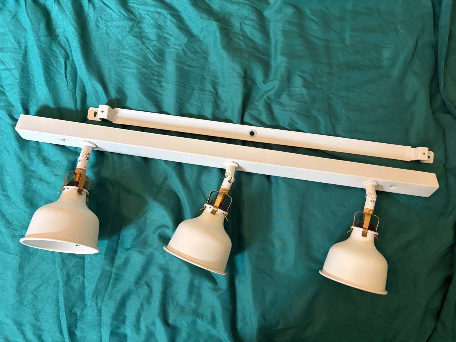 IKEA Ranarp Plafondspot met 3 spots - Wit, Ophalen, Gebruikt, GU10, LED