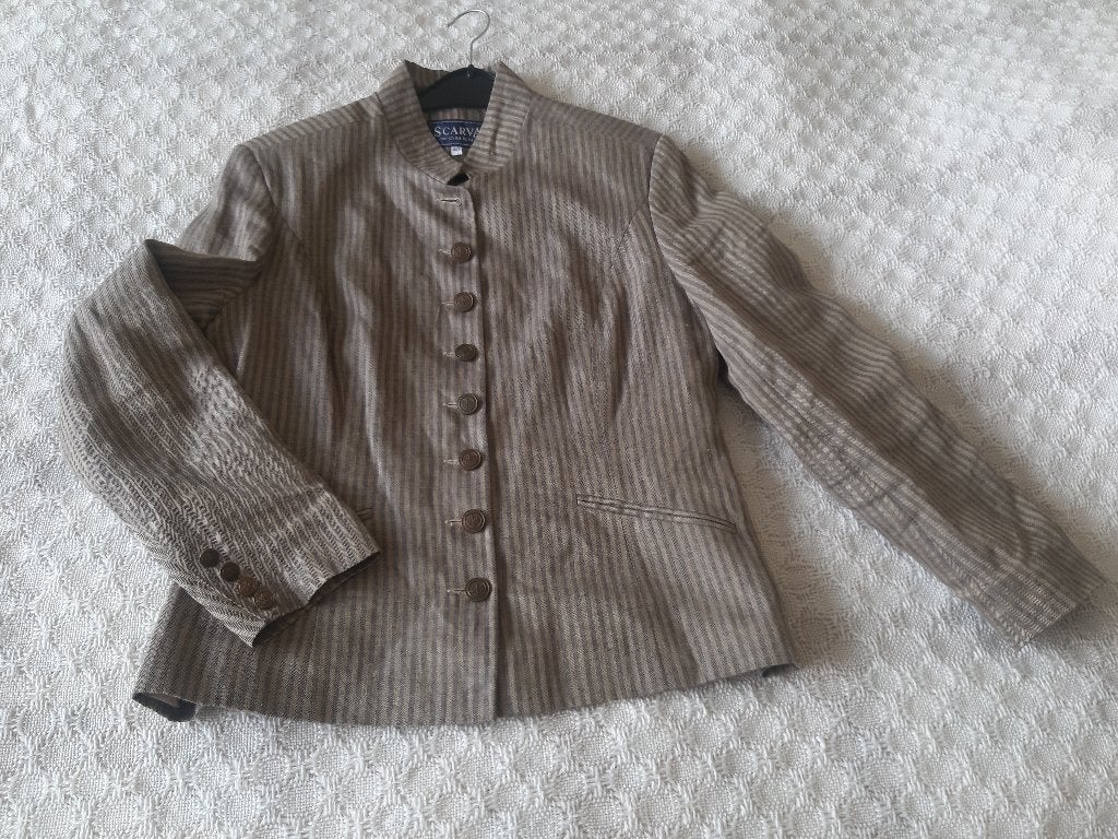 prachtige apart gestreept jasje Scarva maat 40, Kleding | Dames, Meerkleurig, Scarva, Zo goed als nieuw, Jasje