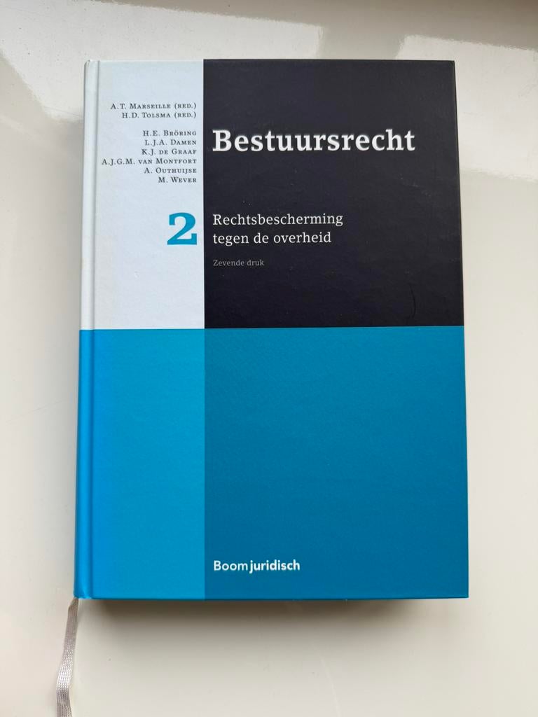 Bestuursrecht 2 rechtsbescherming tegen de overheid, Boeken, Ophalen of Verzenden