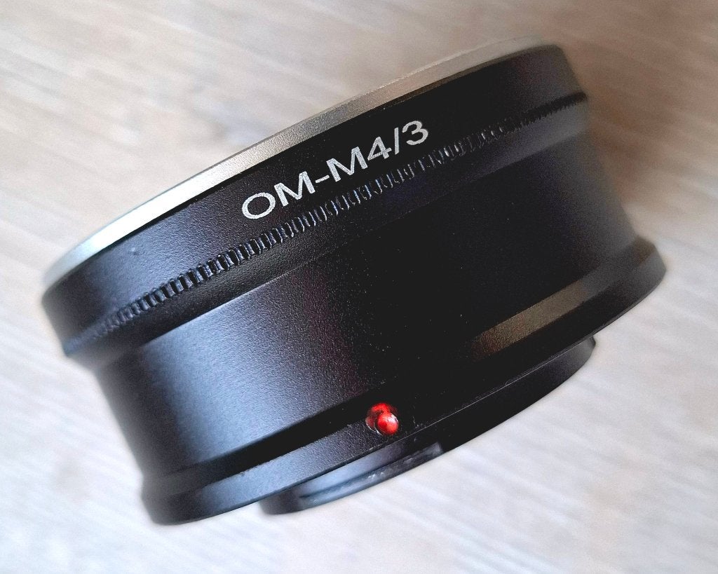 Olympus OM naar micro four thirds adapter, Ophalen of Verzenden, Zo goed als nieuw, Toebehoren