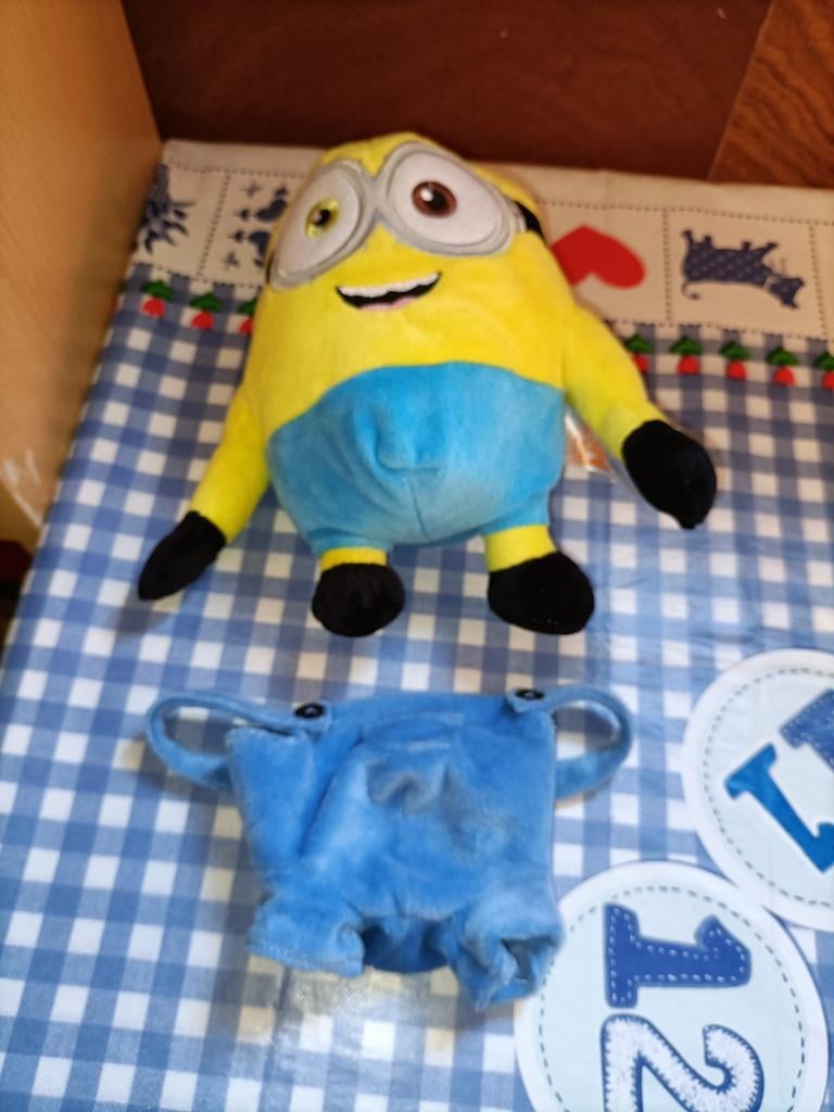 Minion knuffel 22 cm groot Minions, Ophalen of Verzenden, Zo goed als nieuw, Overige typen