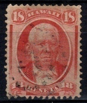 Mooi kavel Hawaii LZB003., Verzenden, Gestempeld, Noord-Amerika