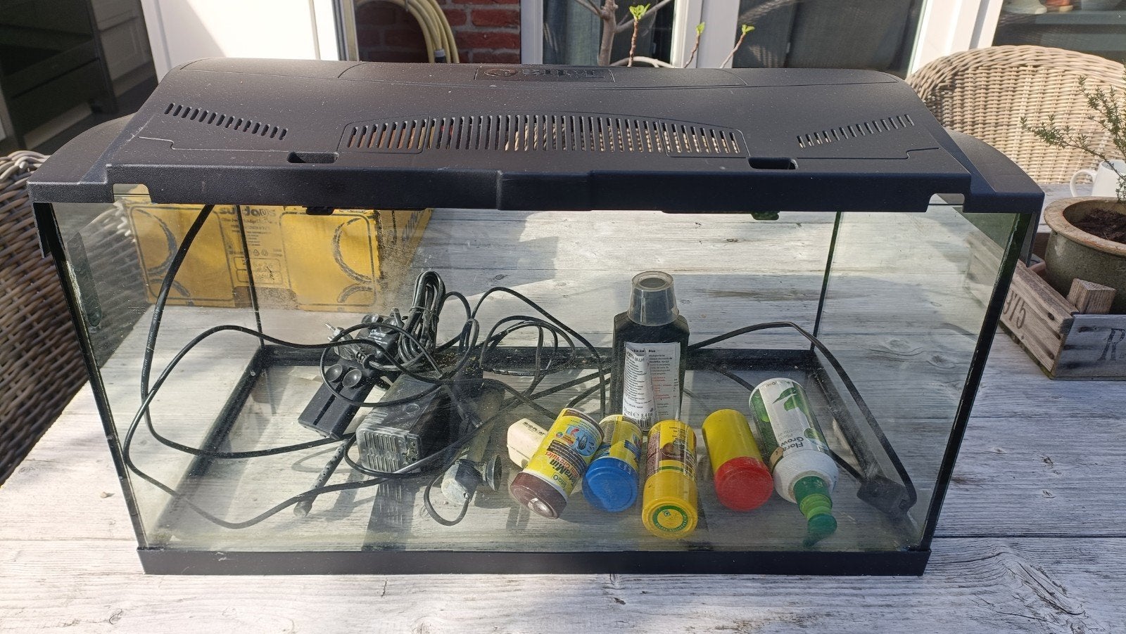 aquarium Tetra 25,-, Ophalen, Zo goed als nieuw, Leeg aquarium, Verwarming
