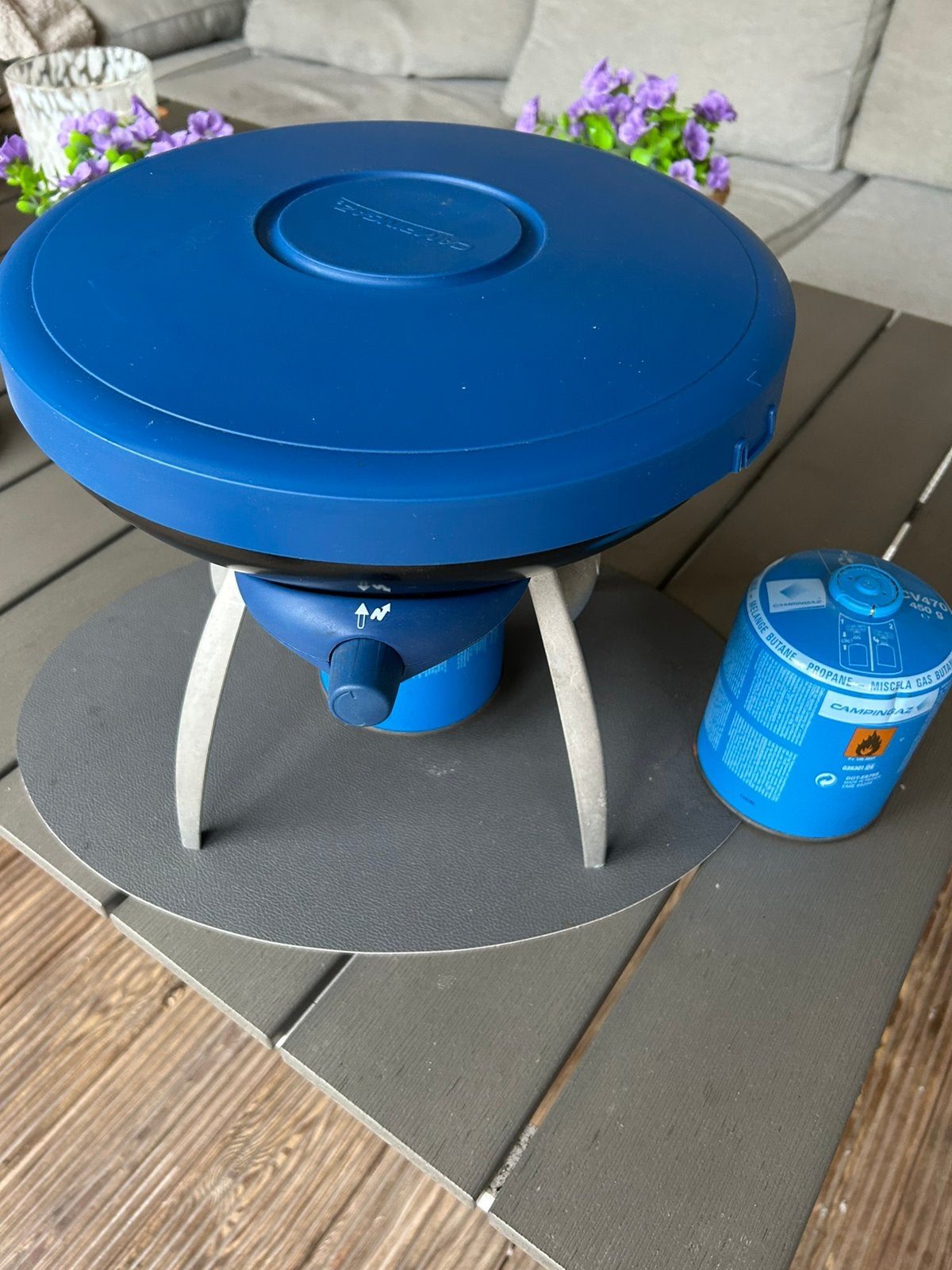 Cadac party grill, Ophalen, Zo goed als nieuw