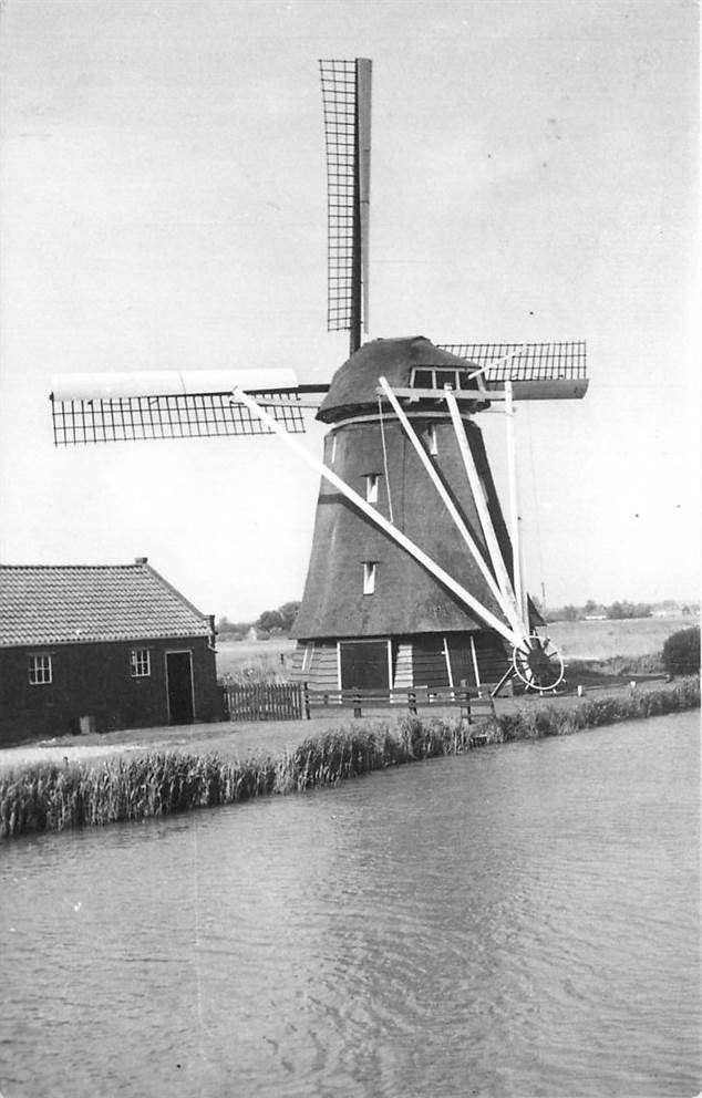 304-246-053 Oterleek Molen de Otter, Verzamelen, Verzenden, Voor 1920, Noord-Holland