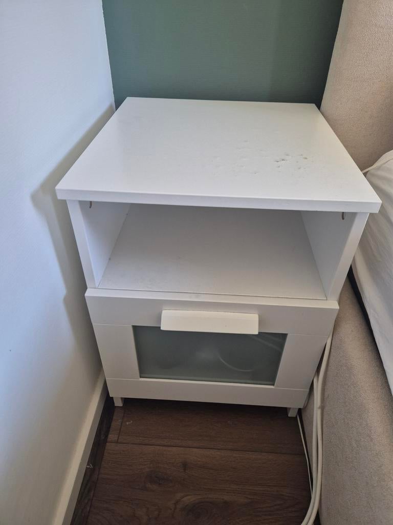 Ikea BRIMNES nachtkastje, Huis en Inrichting, Ophalen, Gebruikt, Minder dan 45 cm