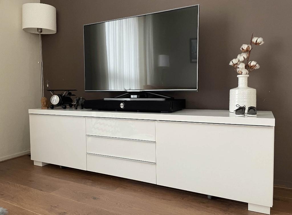 Ikea BESTÅ BURS Tv-meubel | nieuwstaat, Huis en Inrichting, Ophalen, Overige materialen, 150 tot 200 cm, Zo goed als nieuw