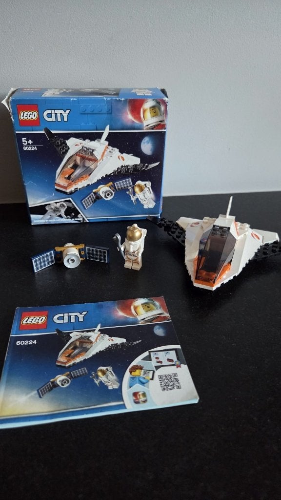 Lego ruimtevaart 60224 Satelliettransportmissie + doos, City, Lego, Ophalen of Verzenden, Zo goed als nieuw