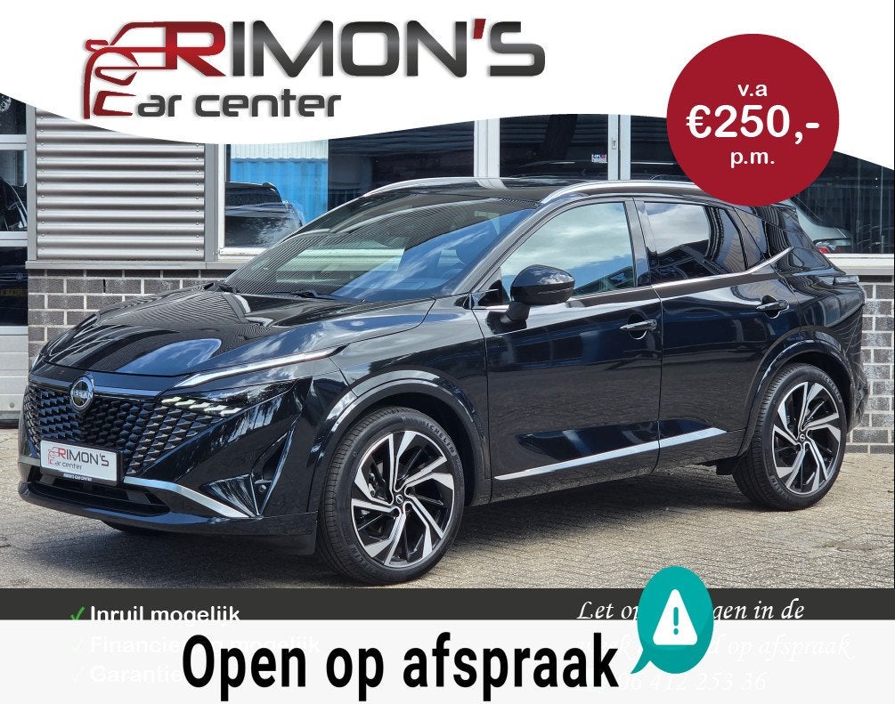 Nissan Qashqai 1.3 MHEV Tekna Plus 360 Camera Pano Incl Btw, Auto's, Nissan, Euro 6, 4 cilinders, Automatische klimaatregeling