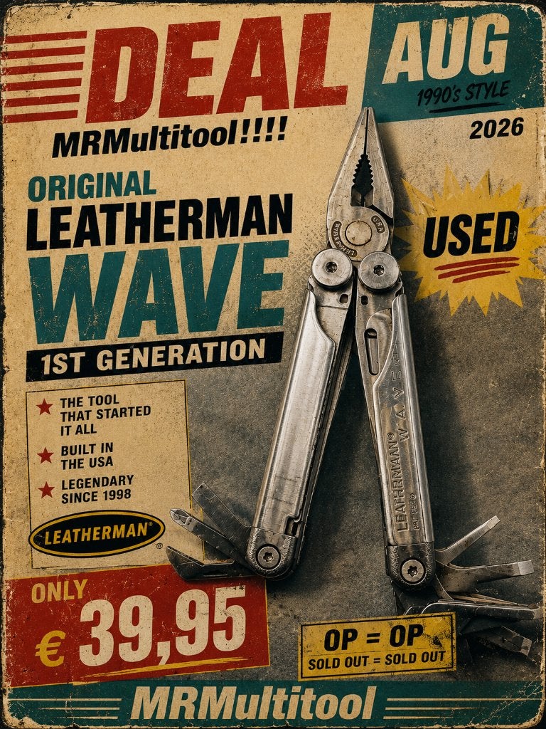 Original Leatherman Wave 1st Gen Used DEAL MRMultitool, Gebruikt, Maarten@MrMultitool.com, Ophalen of Verzenden, MrMultitool.com