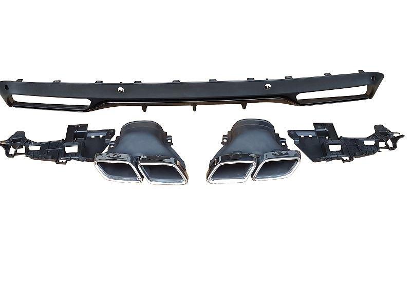 Diffuser W205 S205 C63 Style 14‑18 Black Std Bumper, Ophalen of Verzenden