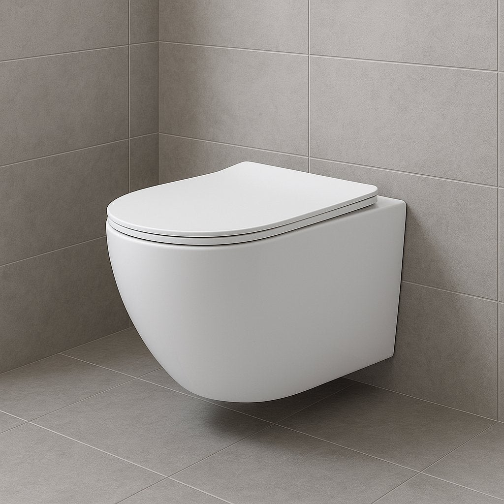 WC Set met Tornado Flush en Geberit UP320 inbouwreservoir, Ophalen of Verzenden, Nieuw, Toilet