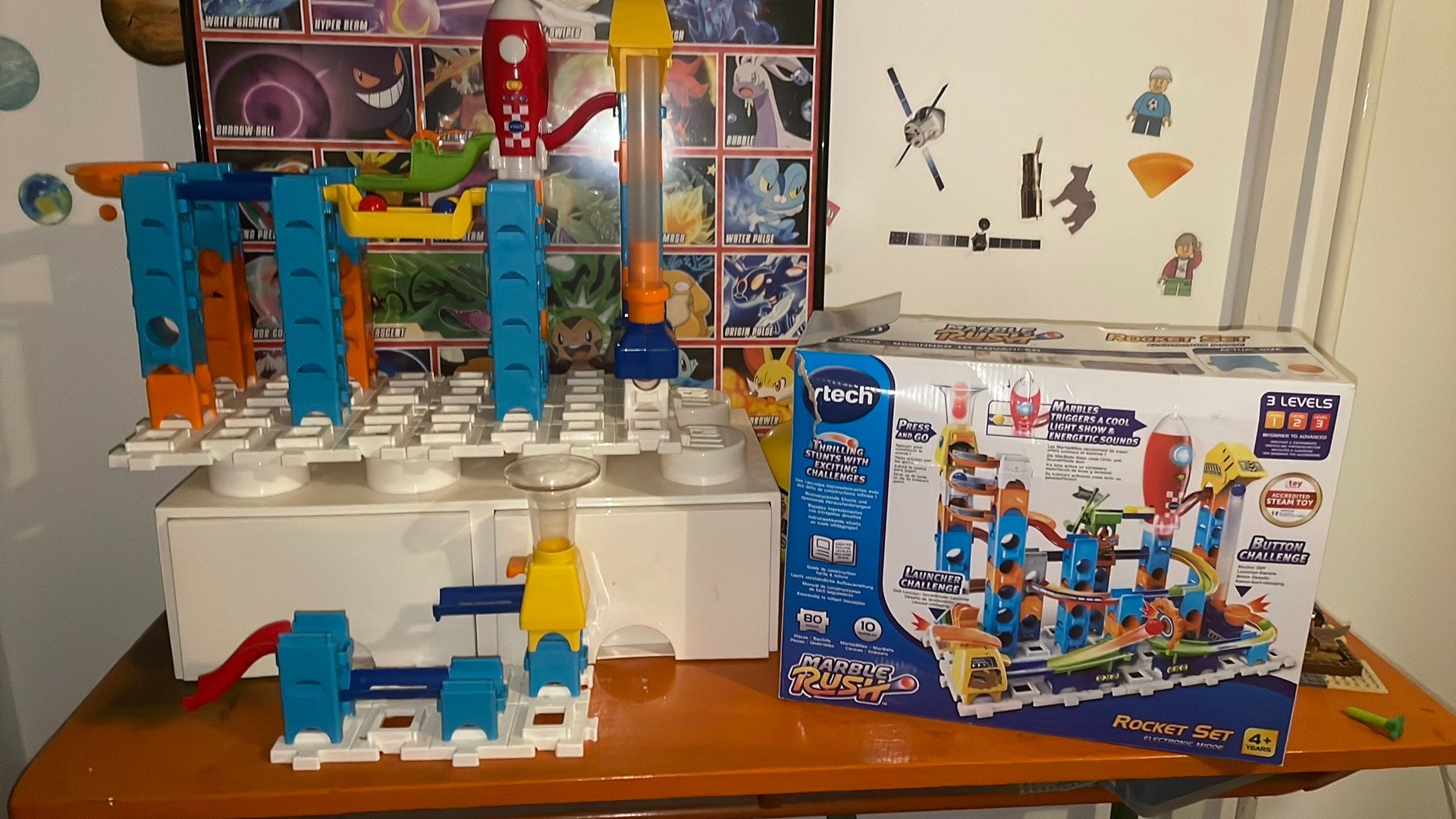 Vtech knikkerbaan marble rush rocket set, Kinderen en Baby's, Ophalen of Verzenden, Zo goed als nieuw