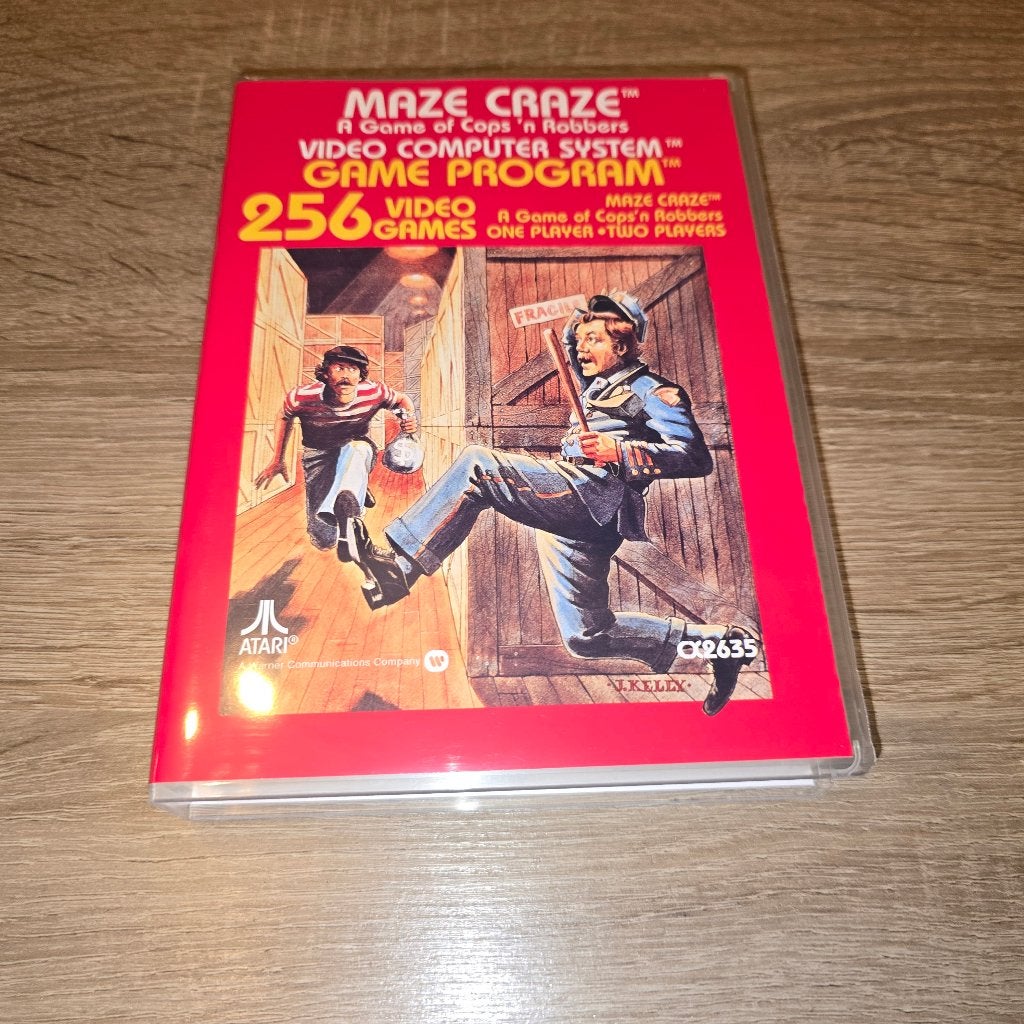 Maze Craze Atari 2600 Game Case, Spelcomputers en Games, Games | Atari, Avontuur en Actie, Verzenden, 1 speler, Zo goed als nieuw