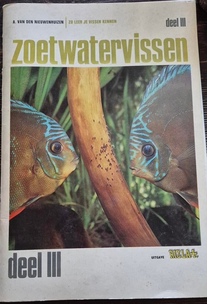 Zoetwatervissen - Deel I en II en III (Rizla+), Boeken, Tijdschriften en Kranten, Gelezen, Overige typen, Ophalen of Verzenden