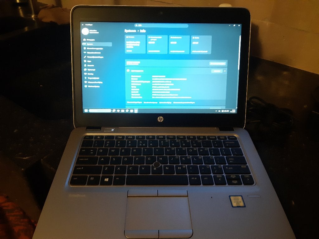 HP EliteBook, Ophalen, Intel i5 6300U, 2 tot 3 Ghz, Qwerty