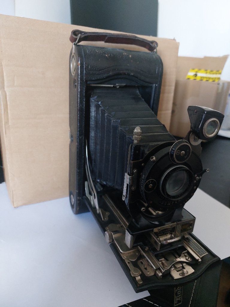 Antieke Kodak 3A Autographic Special Model B klapcamera (34), Ophalen of Verzenden, Voor 1940, Fototoestel