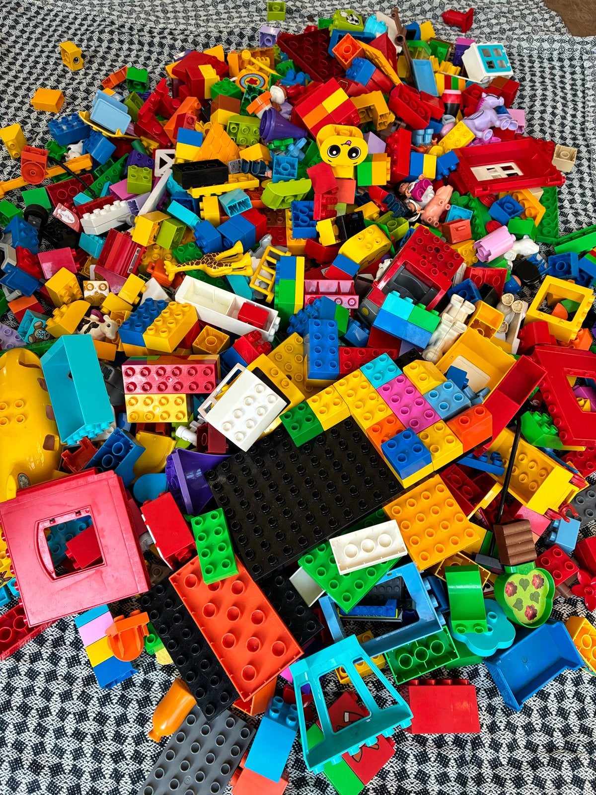 Grote partij diverse Lego Duplo blokken en figuren