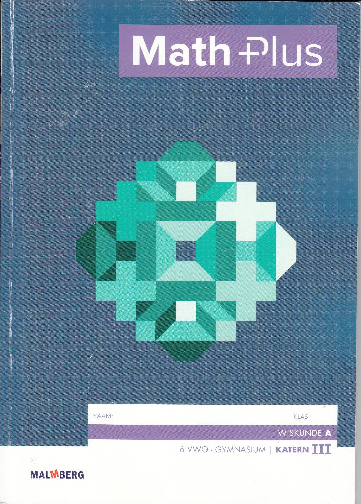 Wisk math plus Gymn/VWO 6A, Boeken, Schoolboeken, Ophalen of Verzenden, Zo goed als nieuw, VWO