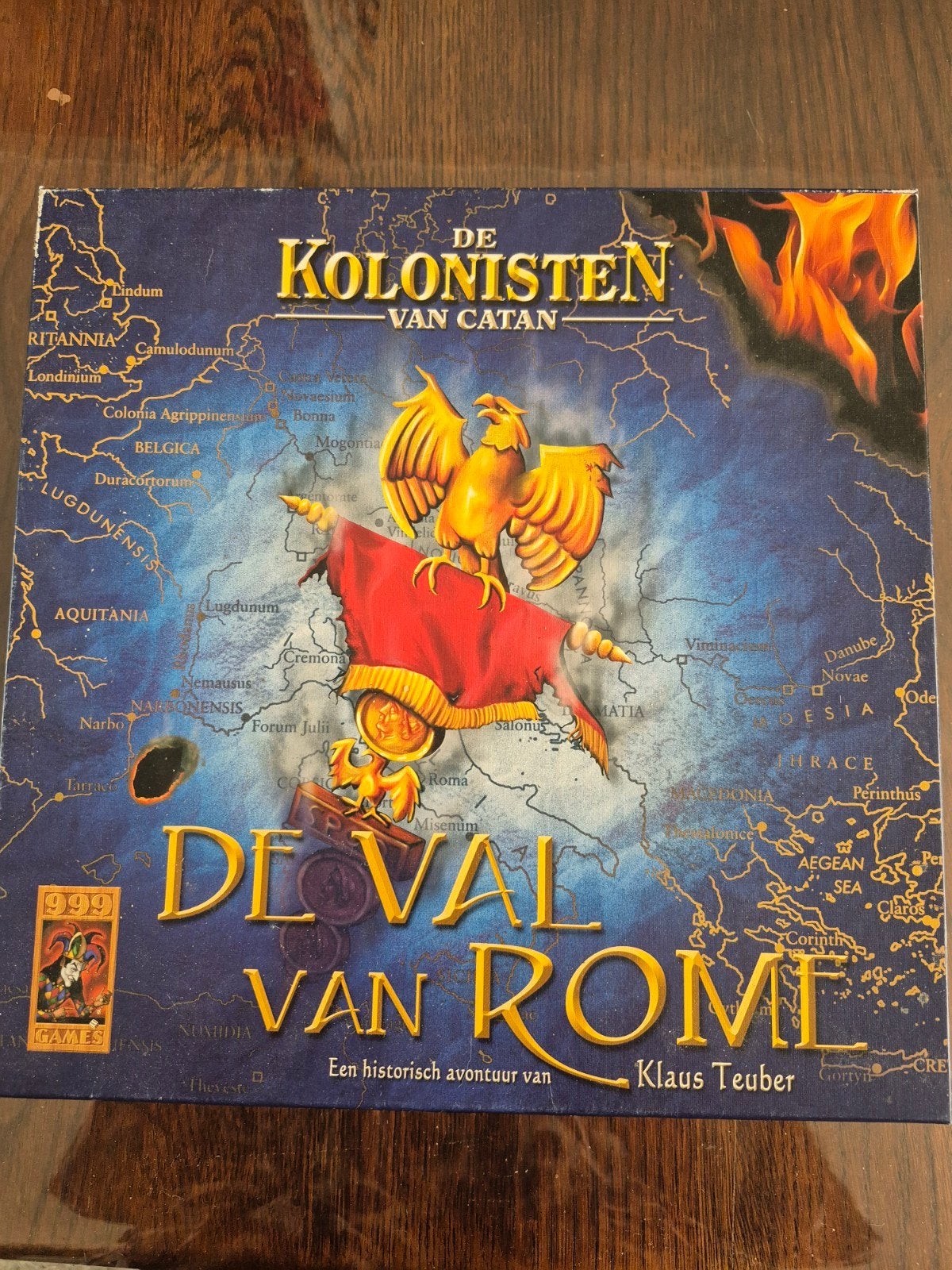 De Kolonisten van Catan: De Val van Rome, Hobby en Vrije tijd, Drie of vier spelers, Ophalen of Verzenden, Zo goed als nieuw, 999 Games