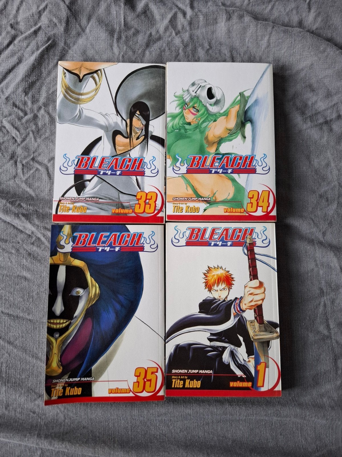 Tite Kubo - Bleach, Vol. 1,33,34,35, Zo goed als nieuw, Meerdere stripboeken, Tite Kubo, Ophalen of Verzenden