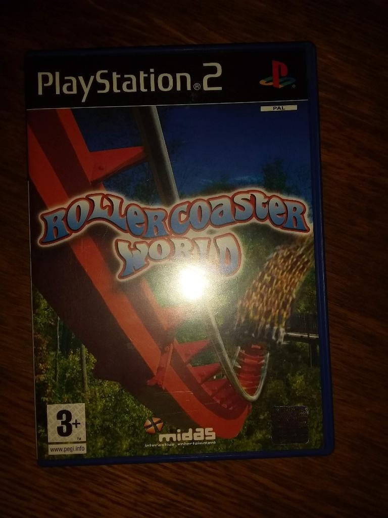 playstation 2 game rollercoaster world, Spelcomputers en Games, Games | Sony PlayStation 2, Gebruikt, 1 speler, Ophalen of Verzenden