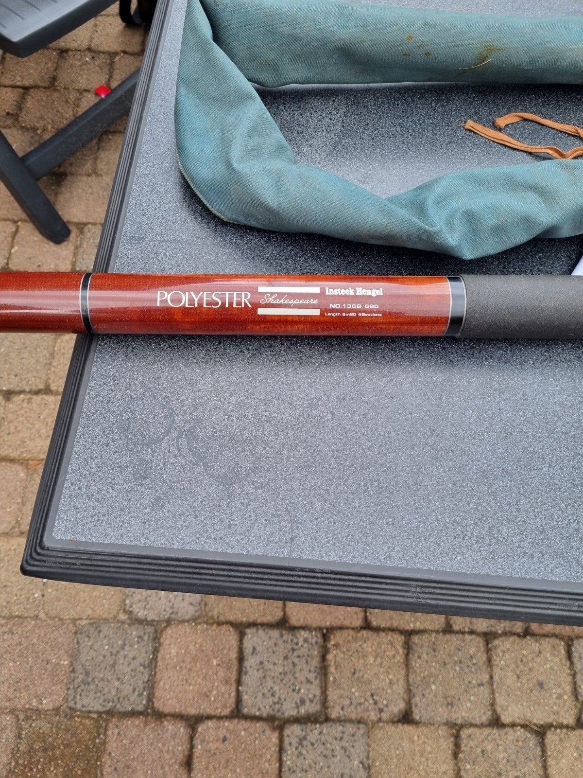 Insteekhengel, Polyester, Shakespeare, bijna 7 meter, Ophalen, Zo goed als nieuw