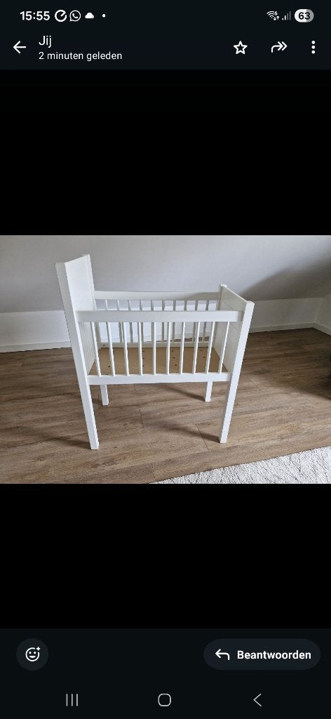 Baby wieg GRATIS OPHALEN, Ophalen, Gebruikt, Wieg